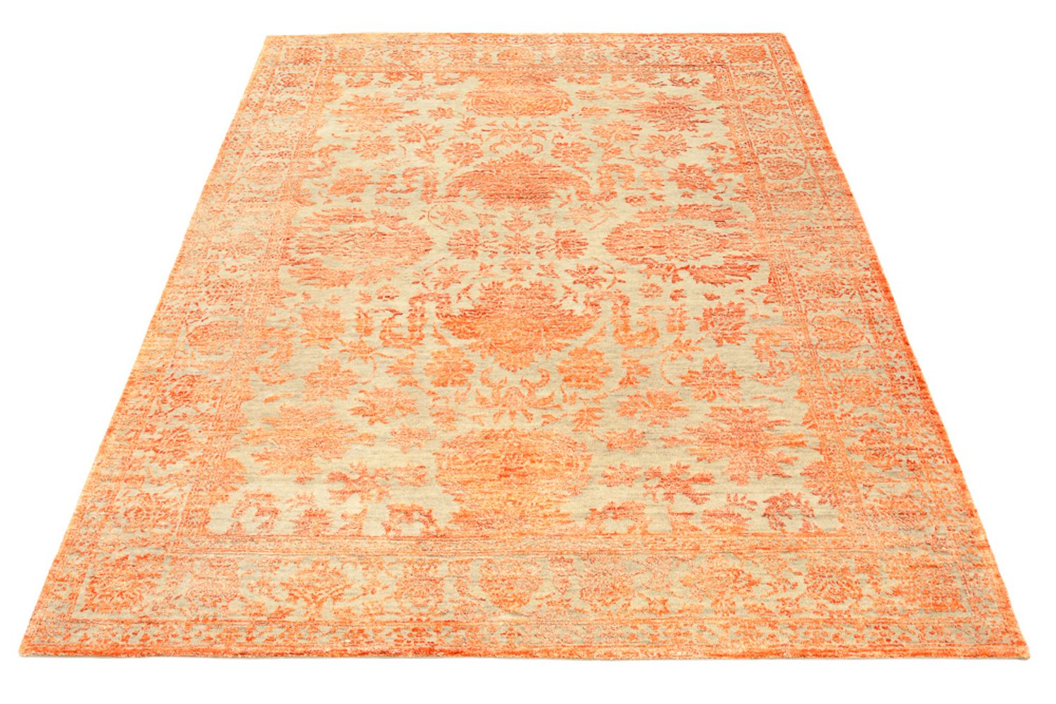 Designer Rug - 200 x 154 cm - rust