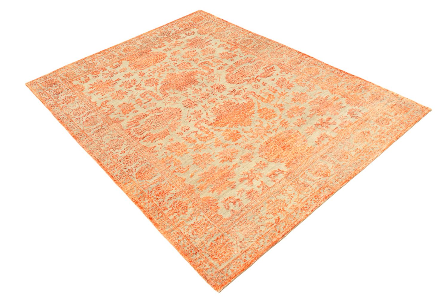 Designer Rug - 200 x 154 cm - rust