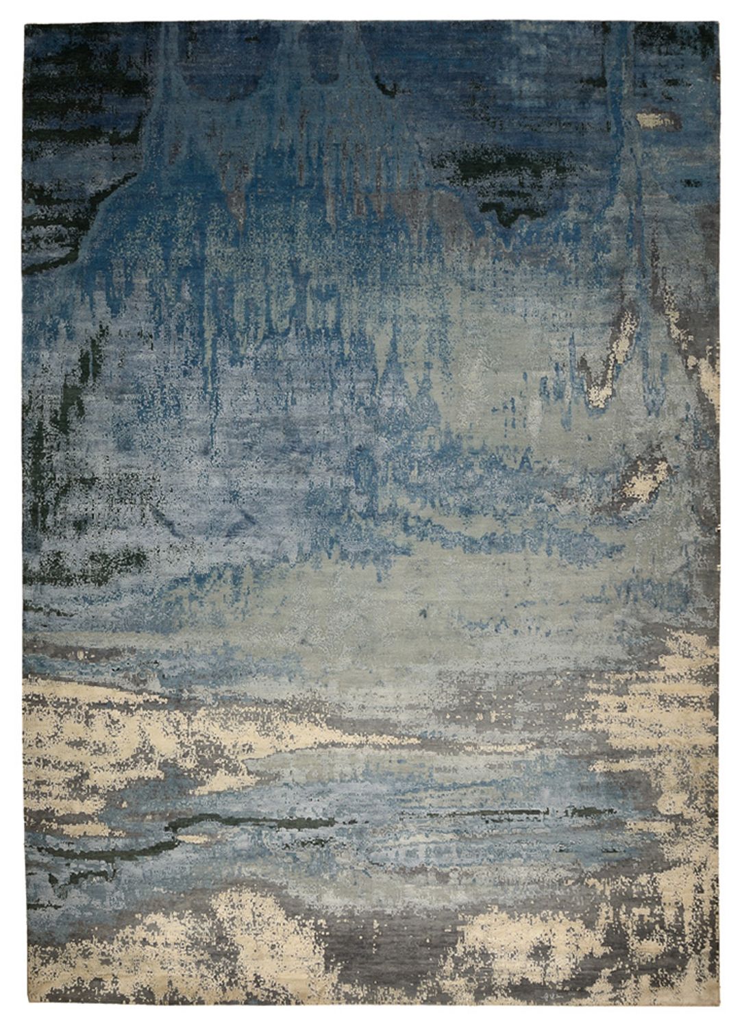 Designer Rug - 430 x 306 cm - dark blue