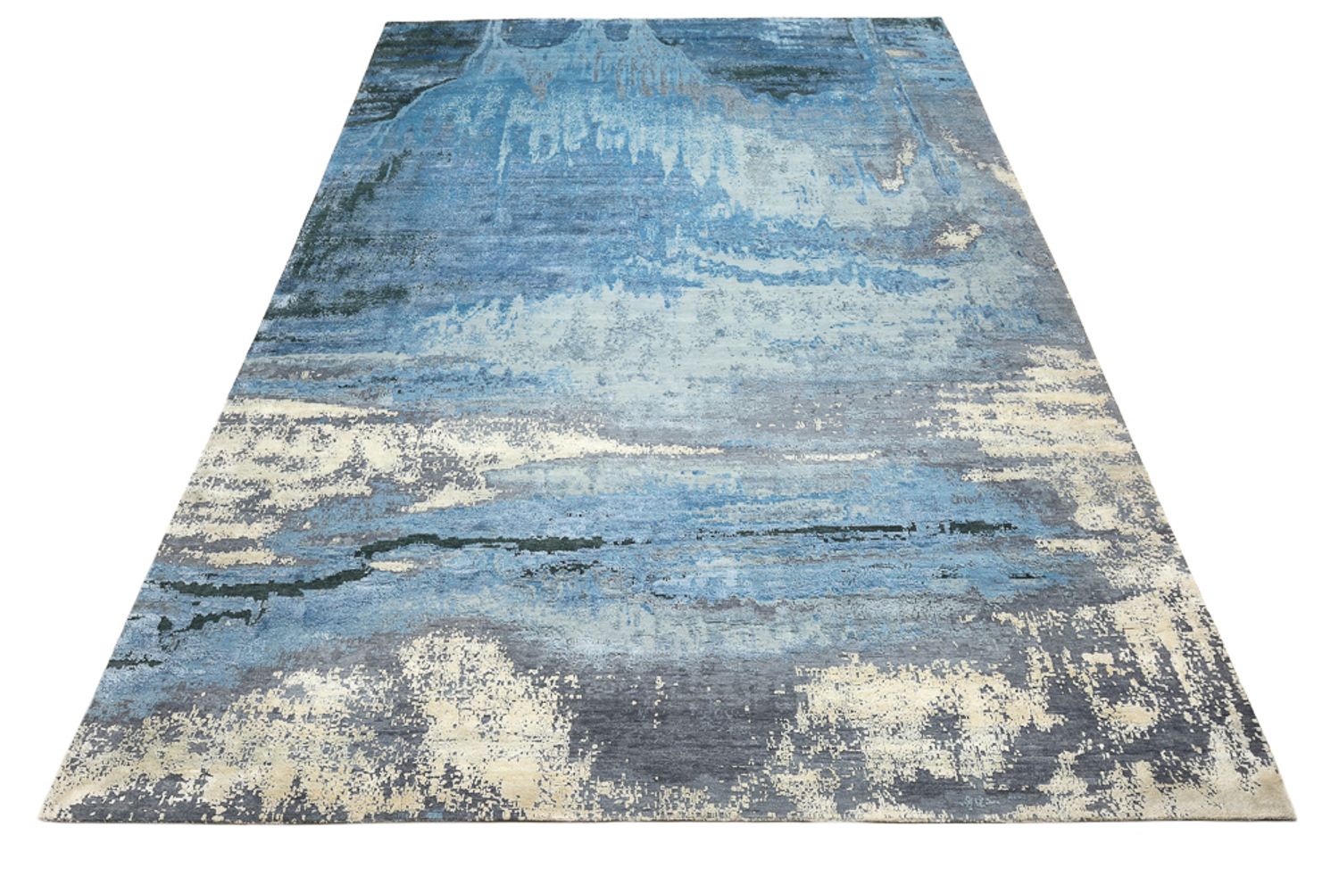 Designer Rug - 430 x 306 cm - dark blue