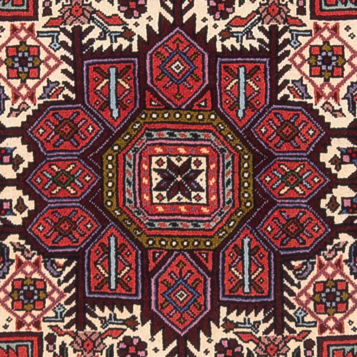 Perser Rug - Nomadic - 123 x 82 cm - dark red