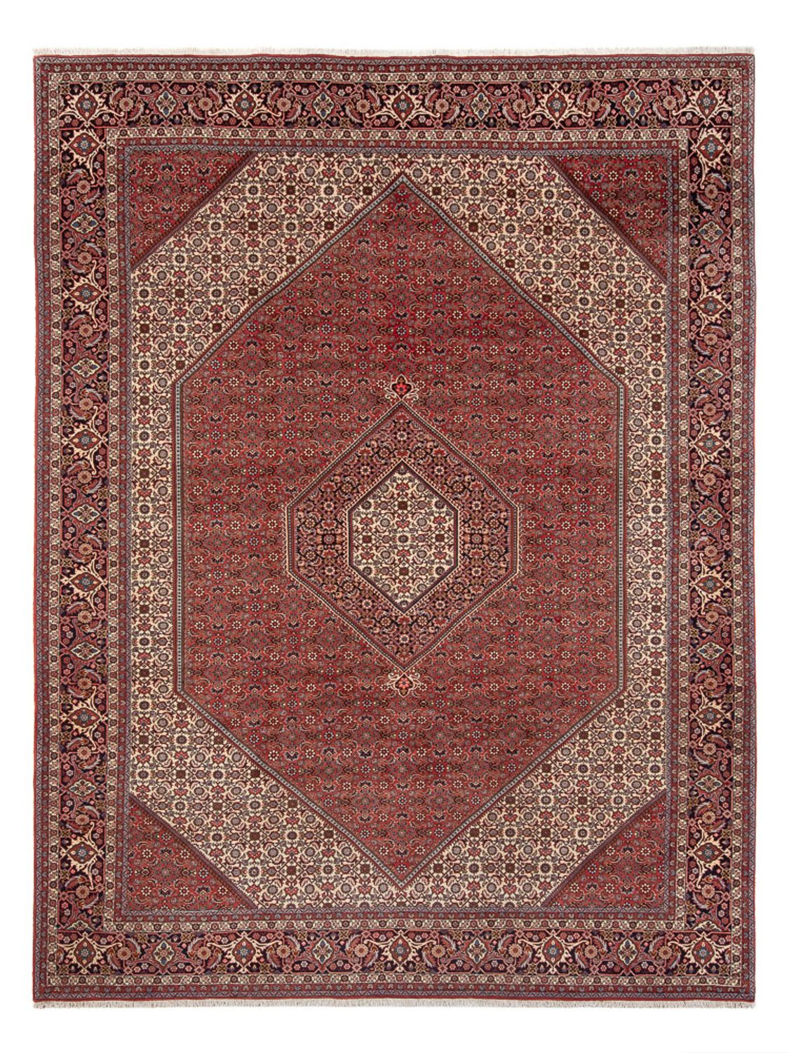 Perser Rug - Bidjar - 348 x 250 cm - dark red