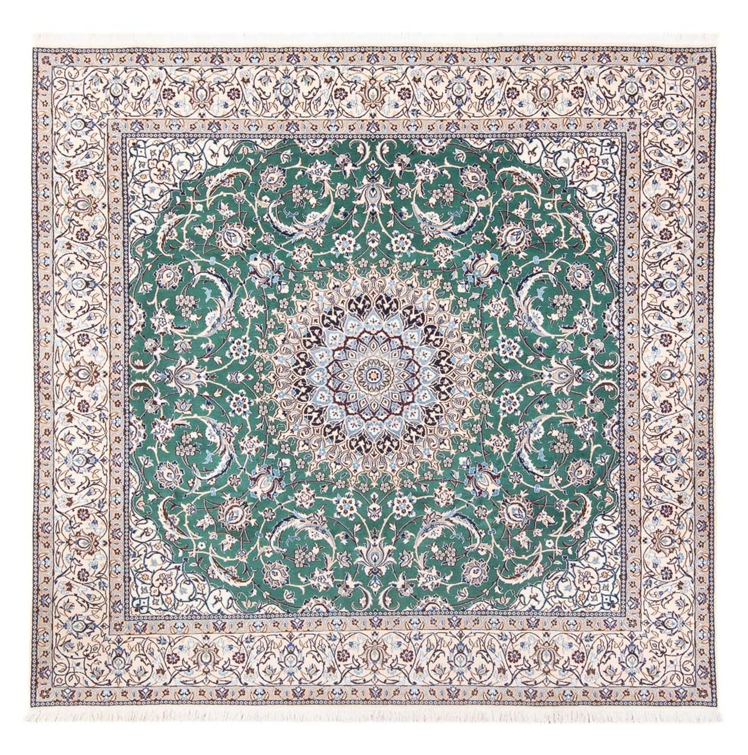 Perser Rug - Nain - 264 x 248 cm - green