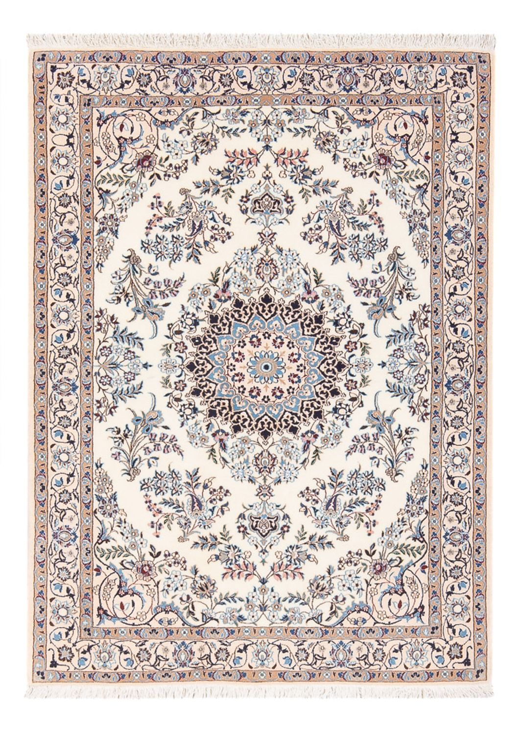 Perser Rug - Nain - Premium - 132 x 98 cm - cream