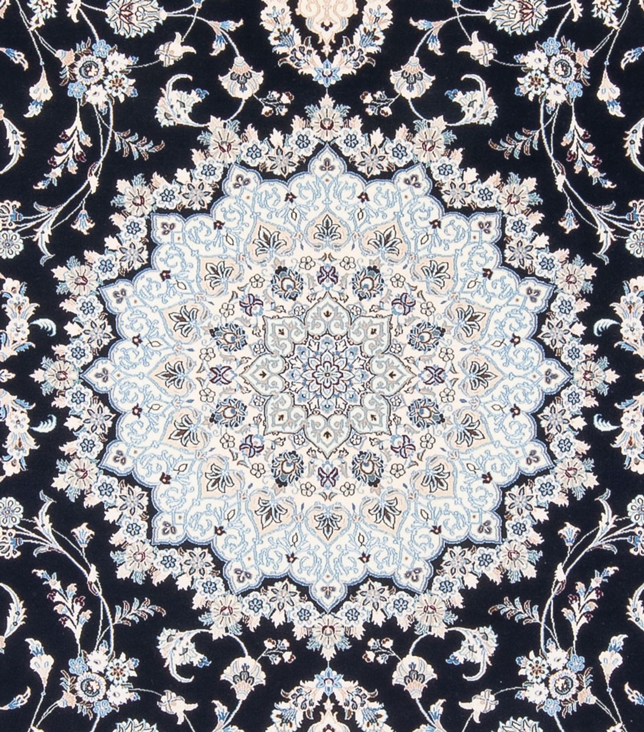 Perser Rug - Nain - Premium - 345 x 252 cm - dark blue