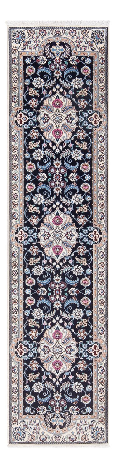 Runner Perser Rug - Nain - Premium - 196 x 50 cm - dark blue