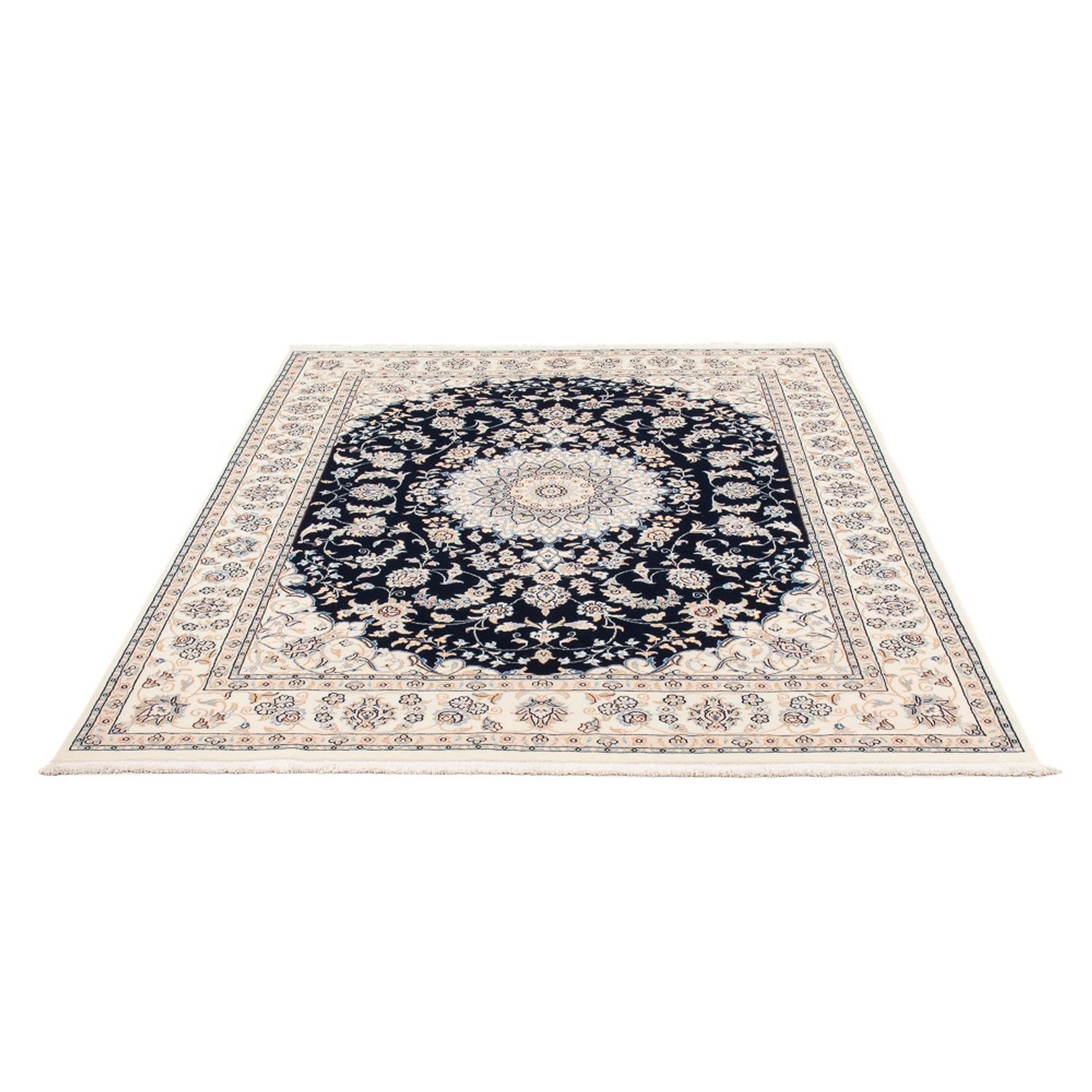 Perser Rug - Nain - Premium - 204 x 149 cm - dark blue