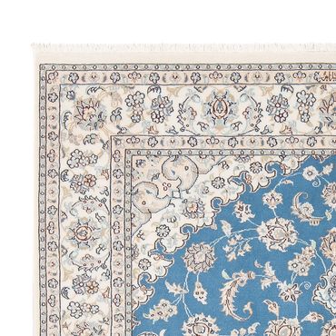 Perser Rug - Nain - Premium - 206 x 147 cm - blue