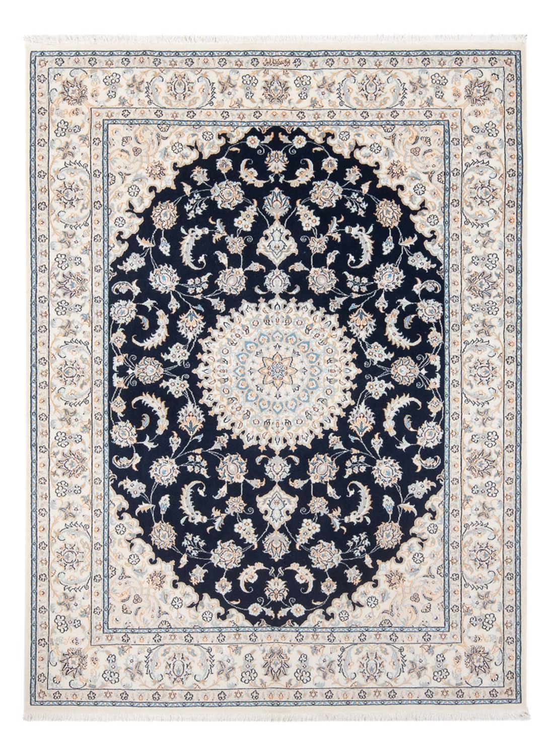 Perser Rug - Nain - Premium - 202 x 151 cm - dark blue