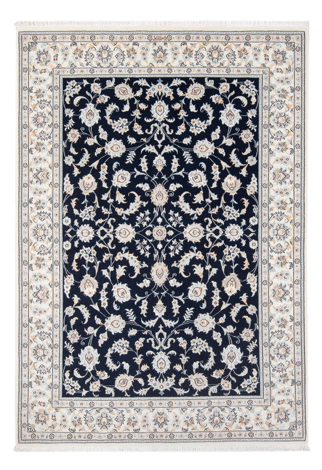 Perser Rug - Nain - Premium - 205 x 148 cm - dark blue