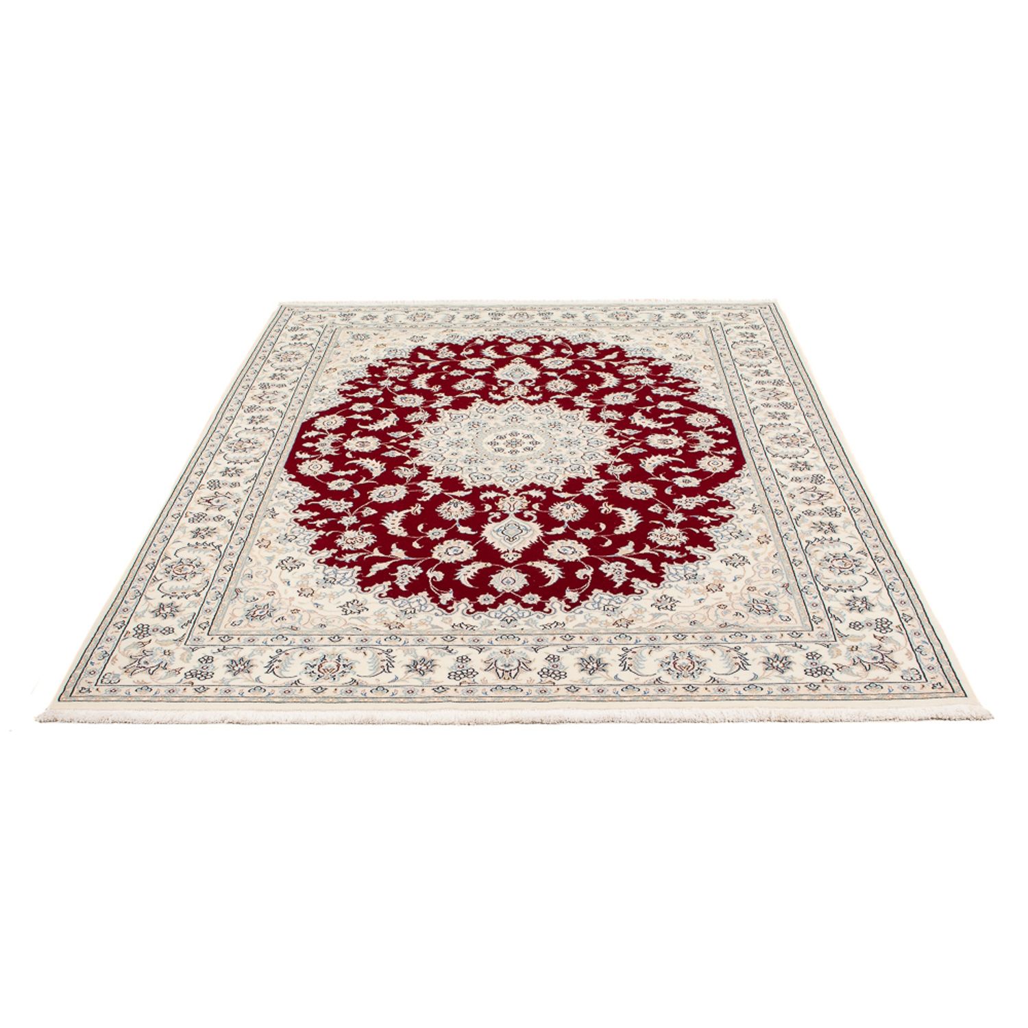 Perser Rug - Nain - Premium - 206 x 147 cm - red