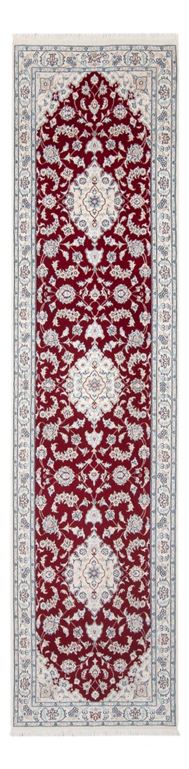 Runner Perser Rug - Nain - Premium - 300 x 82 cm - red