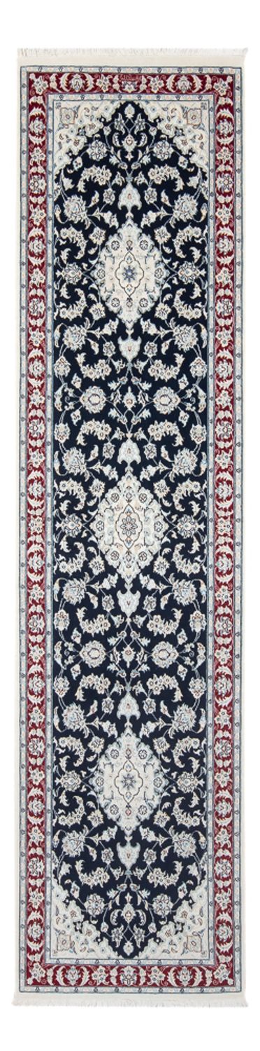 Runner Perser Rug - Nain - Premium - 292 x 80 cm - dark blue