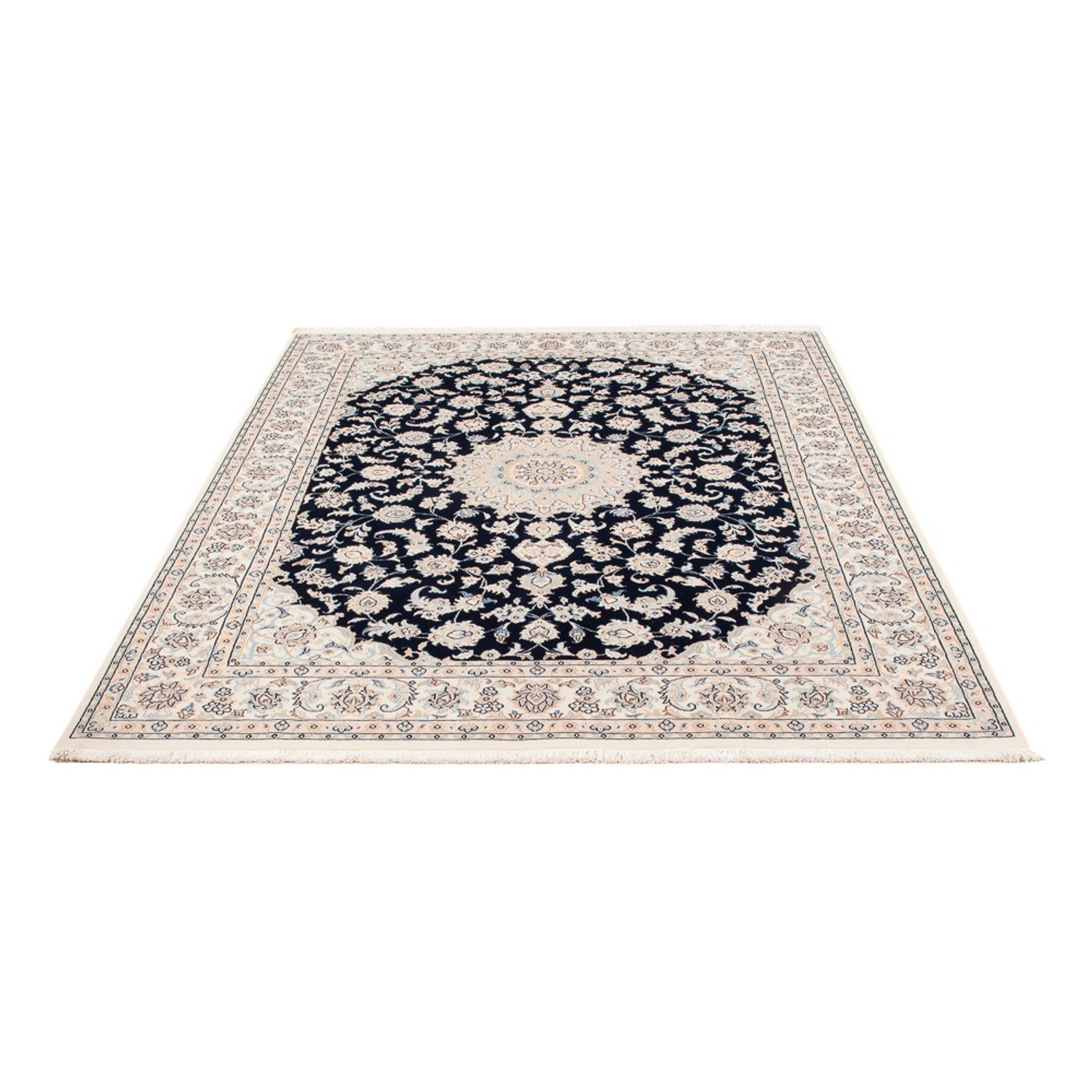 Perser Rug - Nain - Premium - 198 x 150 cm - dark blue