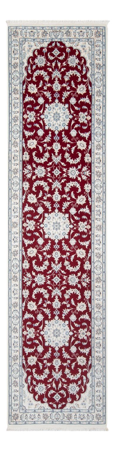 Runner Perser Rug - Nain - Premium - 295 x 81 cm - red