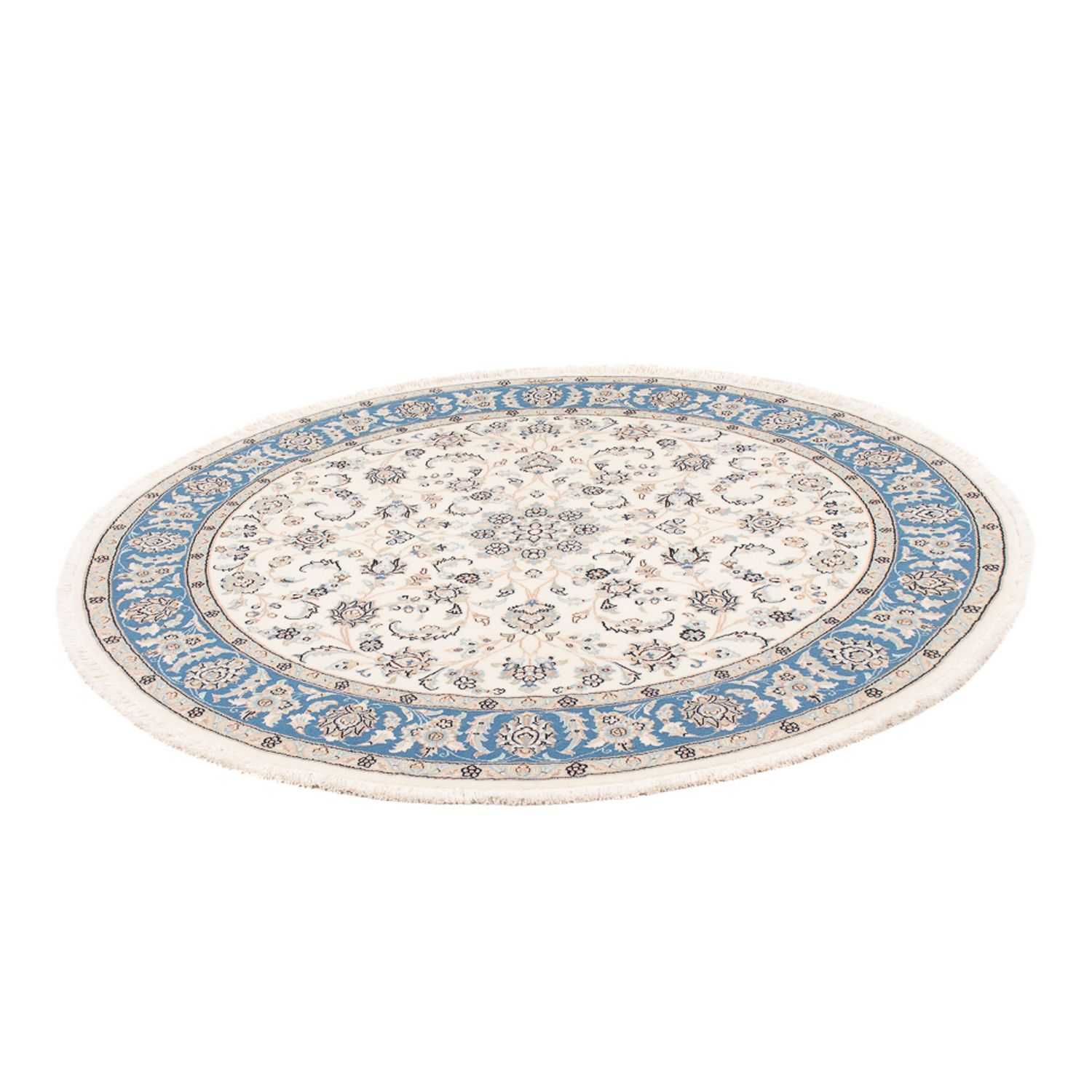 Perser Rug - Nain - Premium round  - 148 x 149 cm - cream