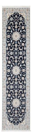 Runner Perser Rug - Nain - Premium - 302 x 83 cm - dark blue