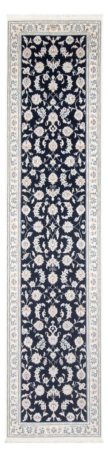 Runner Perser Rug - Nain - Premium - 339 x 85 cm - dark blue