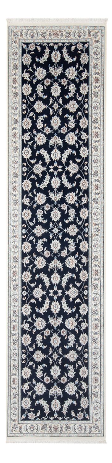 Runner Perser Rug - Nain - Premium - 301 x 82 cm - dark blue