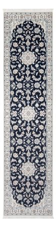 Runner Perser Rug - Nain - Premium - 301 x 83 cm - dark blue