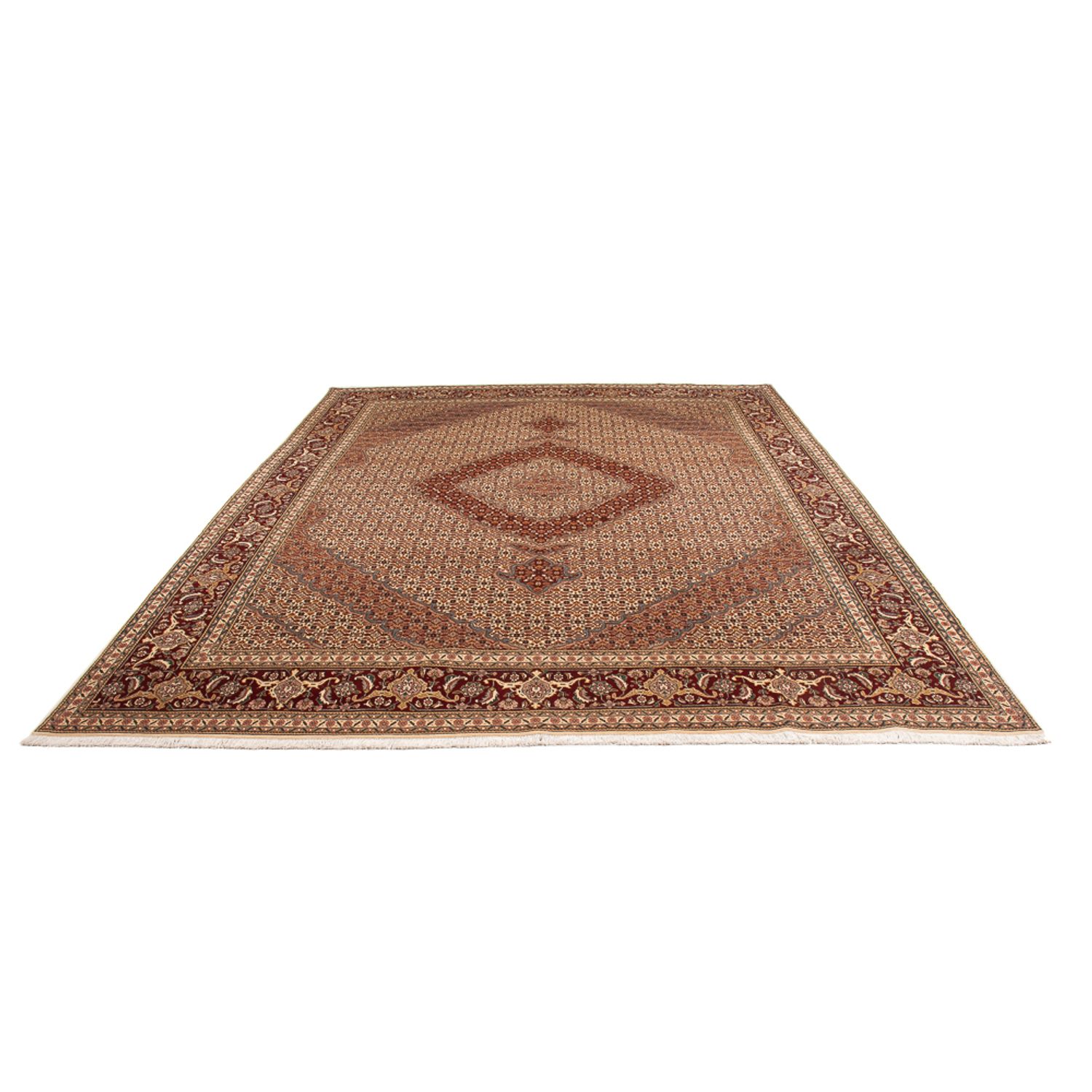 Perser Rug - Tabriz - Royal - 344 x 246 cm - light brown