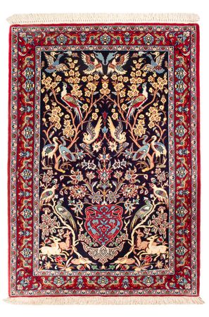 Perser Rug - Isfahan - Premium - 106 x 72 cm - dark blue