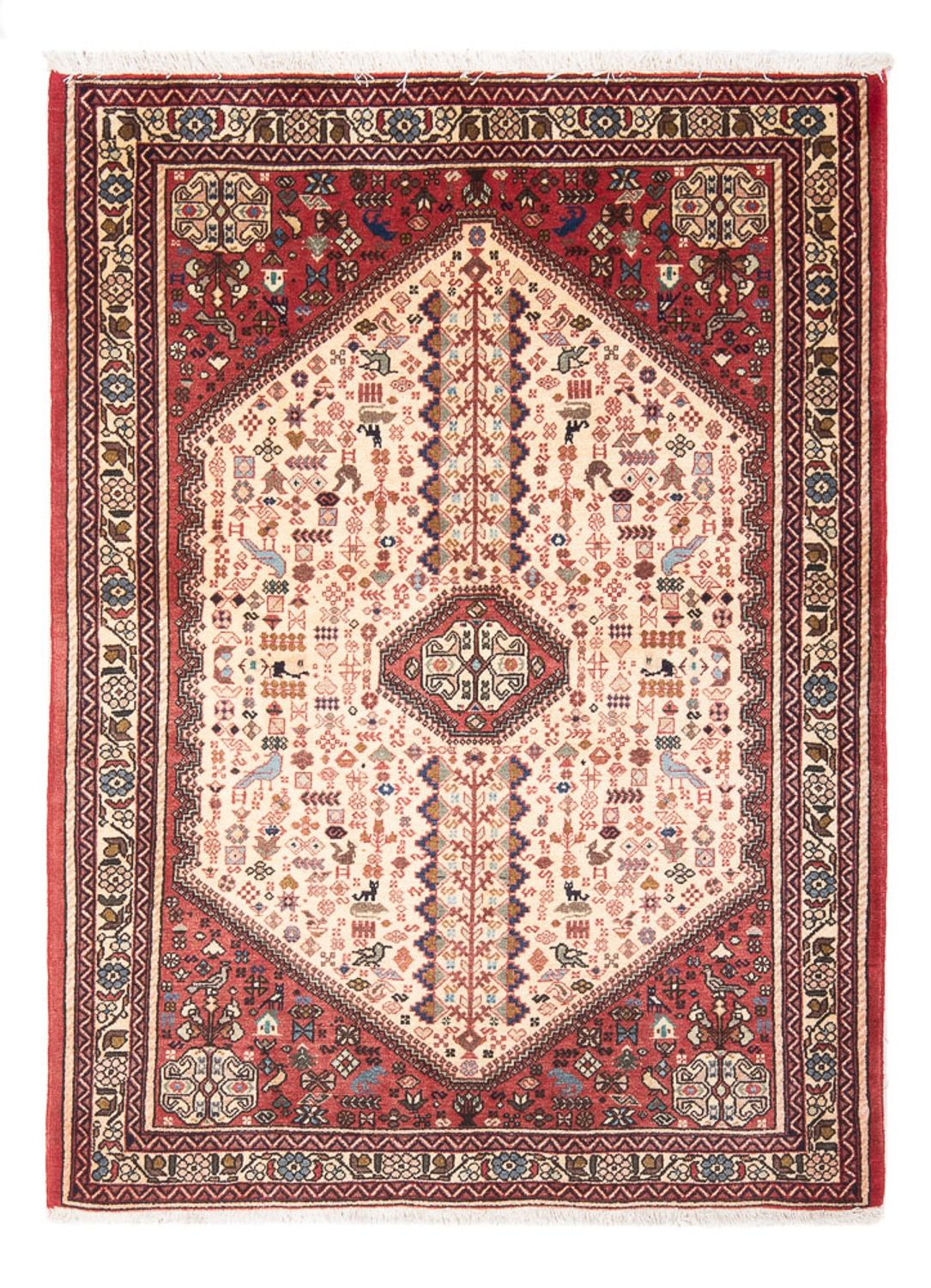 Perser Rug - Nomadic - 145 x 105 cm - cream