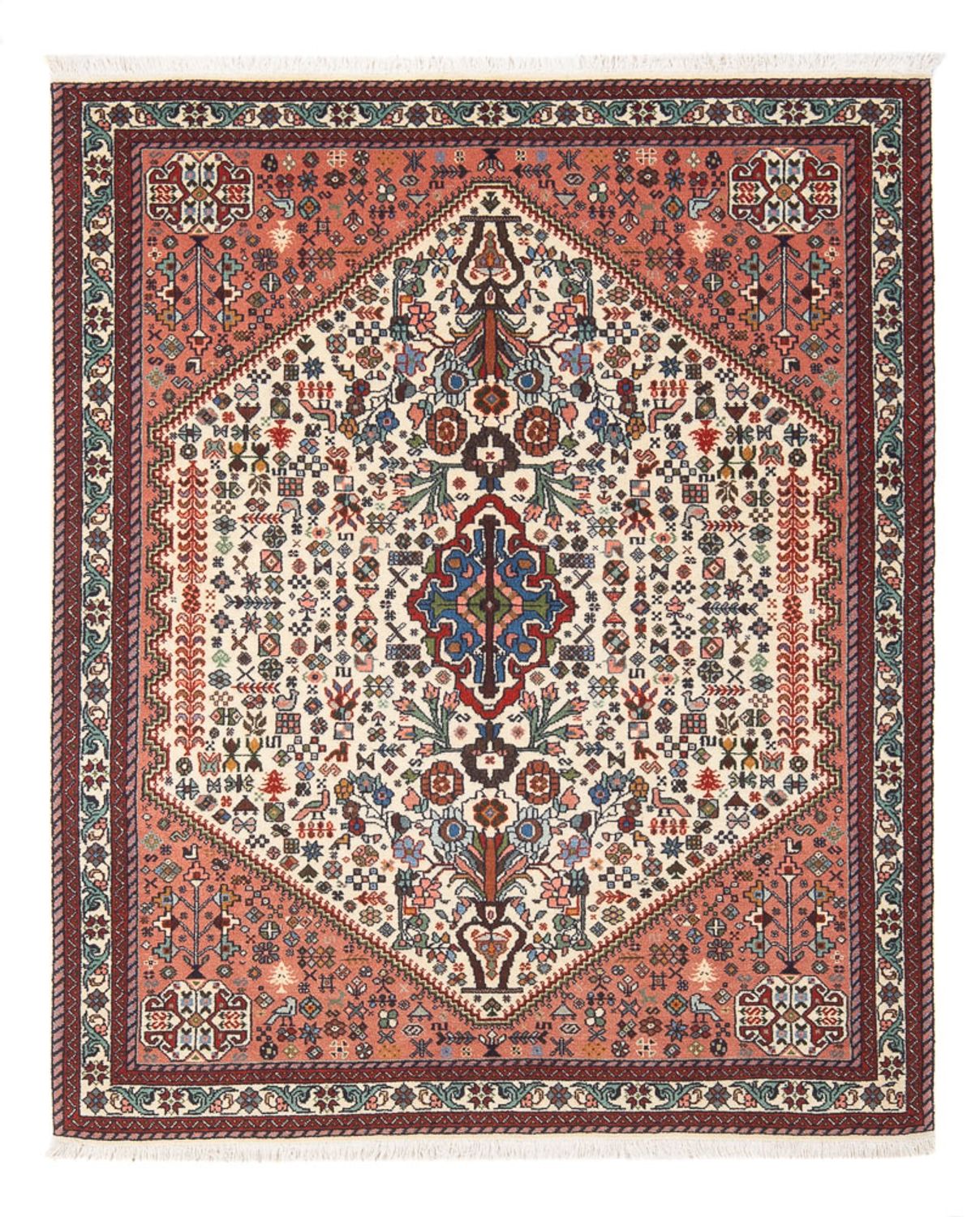 Perser Rug - Nomadic - 140 x 106 cm - cream