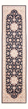 Runner Perser Rug - Tabriz - Royal - 297 x 80 cm - dark blue