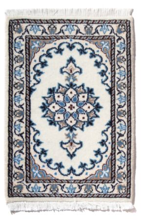 Perser Rug - Nain - 60 x 40 cm - light blue