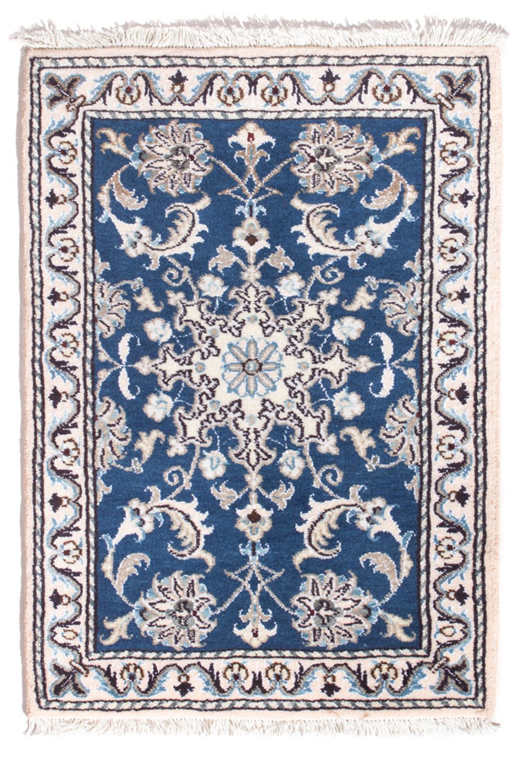 Perser Rug - Nain - 90 x 60 cm - blue