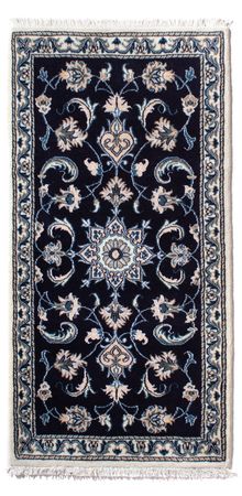 Perser Rug - Nain - 141 x 72 cm - dark blue