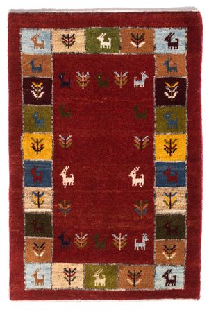 Gabbeh Rug - Perser - 88 x 61 cm - multicolored