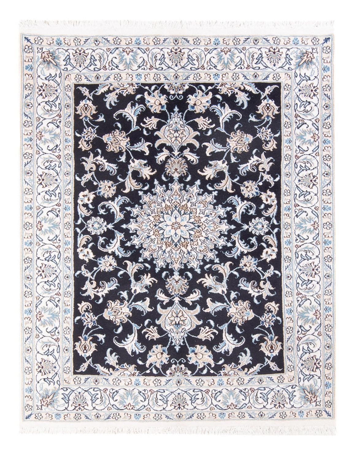 Perser Rug - Nain - Royal - 193 x 143 cm - dark blue