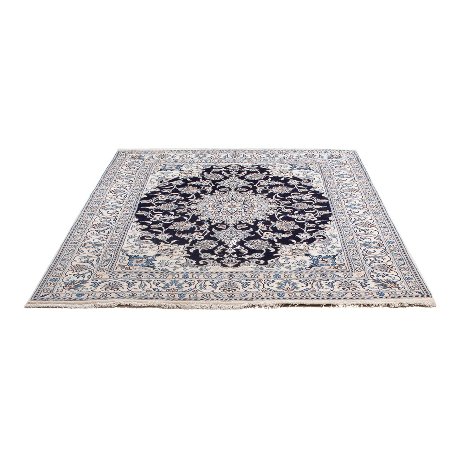 Perser Rug - Nain - Royal - 190 x 149 cm - dark blue