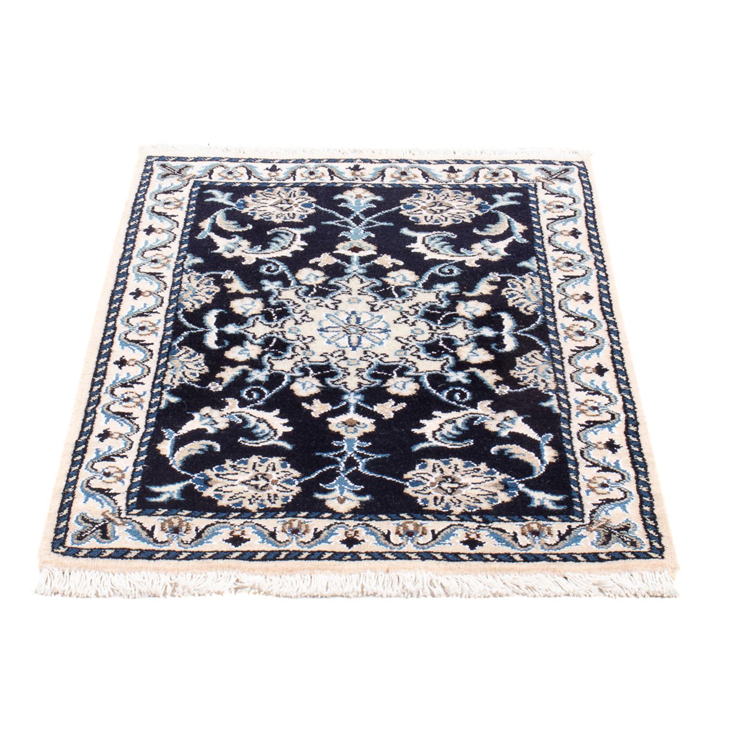 Perser Rug - Nain - Royal - 90 x 60 cm - dark blue