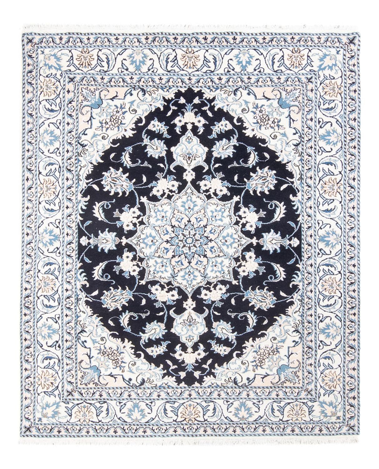 Perser Rug - Nain - Royal - 195 x 148 cm - dark blue