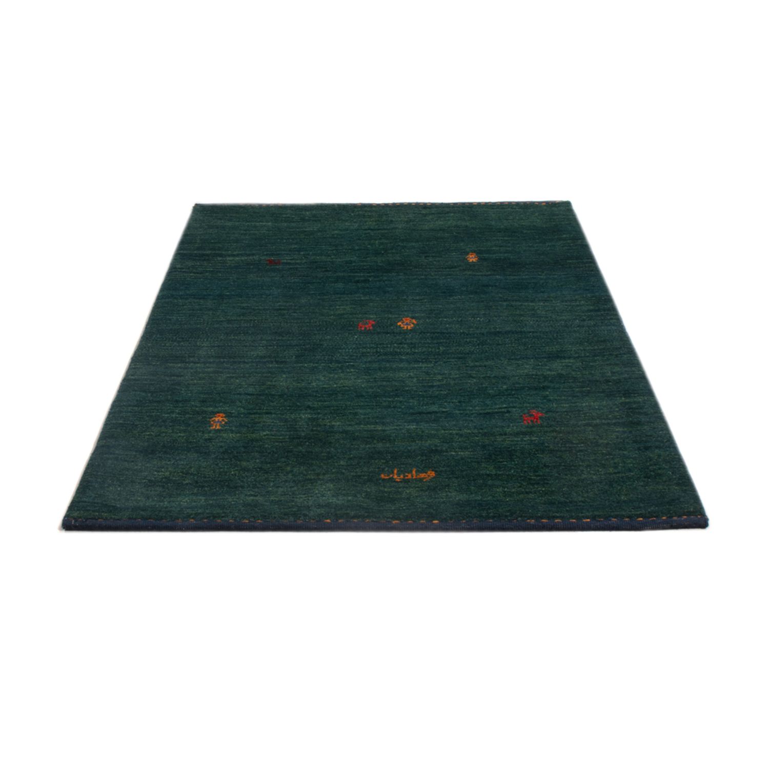 Gabbeh Rug - Perser - 160 x 104 cm - petrol blue