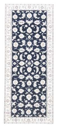 Runner Perser Rug - Nain - Royal - 194 x 82 cm - dark blue