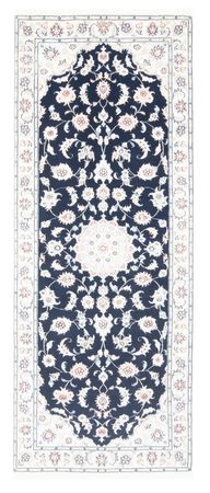 Runner Perser Rug - Nain - Royal - 204 x 81 cm - dark blue