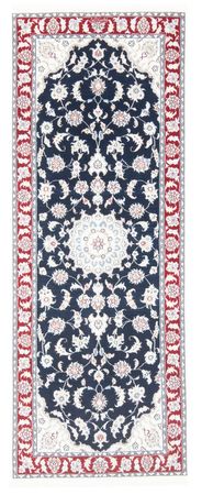 Runner Perser Rug - Nain - Royal - 196 x 79 cm - dark blue