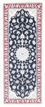 Runner Perser Rug - Nain - Royal - 203 x 81 cm - dark blue