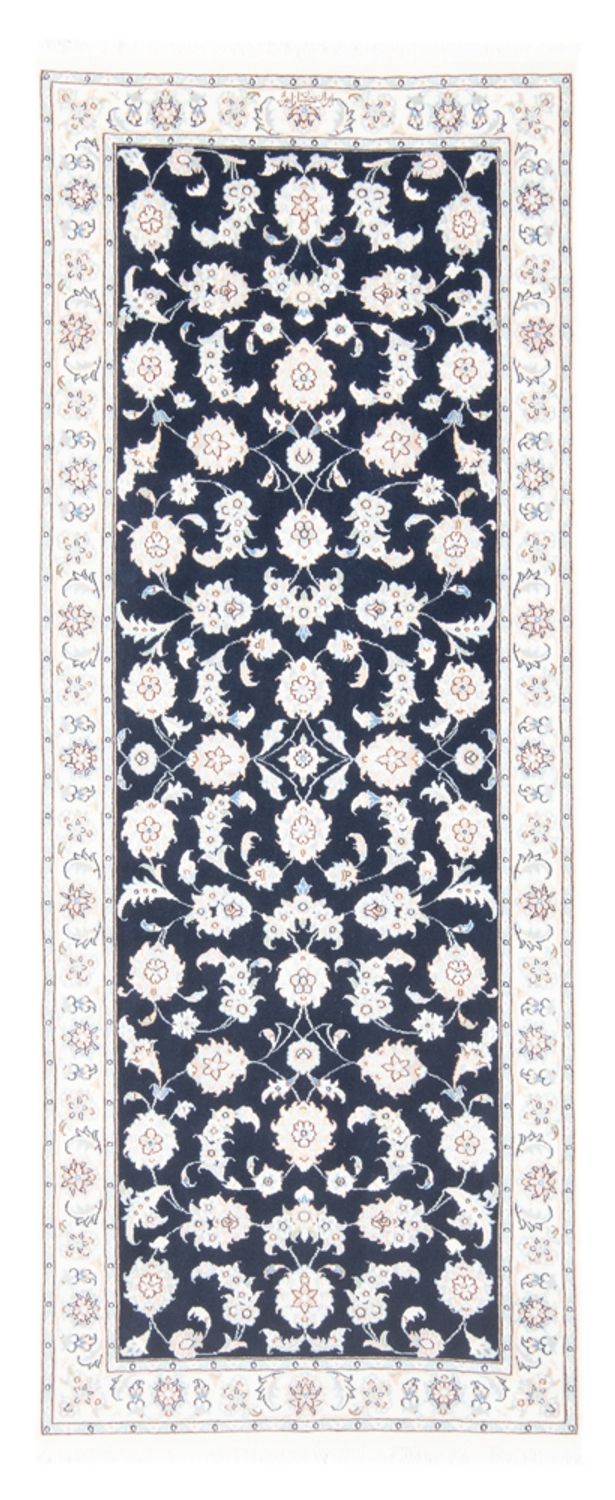 Runner Perser Rug - Nain - Royal - 194 x 80 cm - dark blue