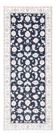 Runner Perser Rug - Nain - Royal - 194 x 80 cm - dark blue