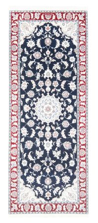 Runner Perser Rug - Nain - Royal - 200 x 80 cm - dark blue