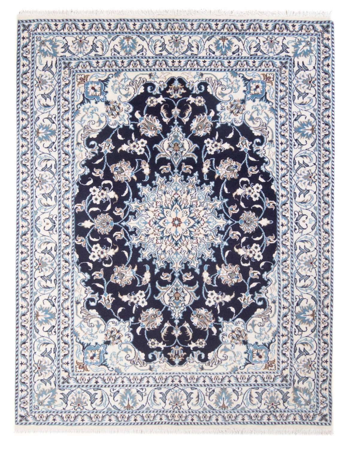 Perser Rug - Nain - Royal - 197 x 146 cm - dark blue