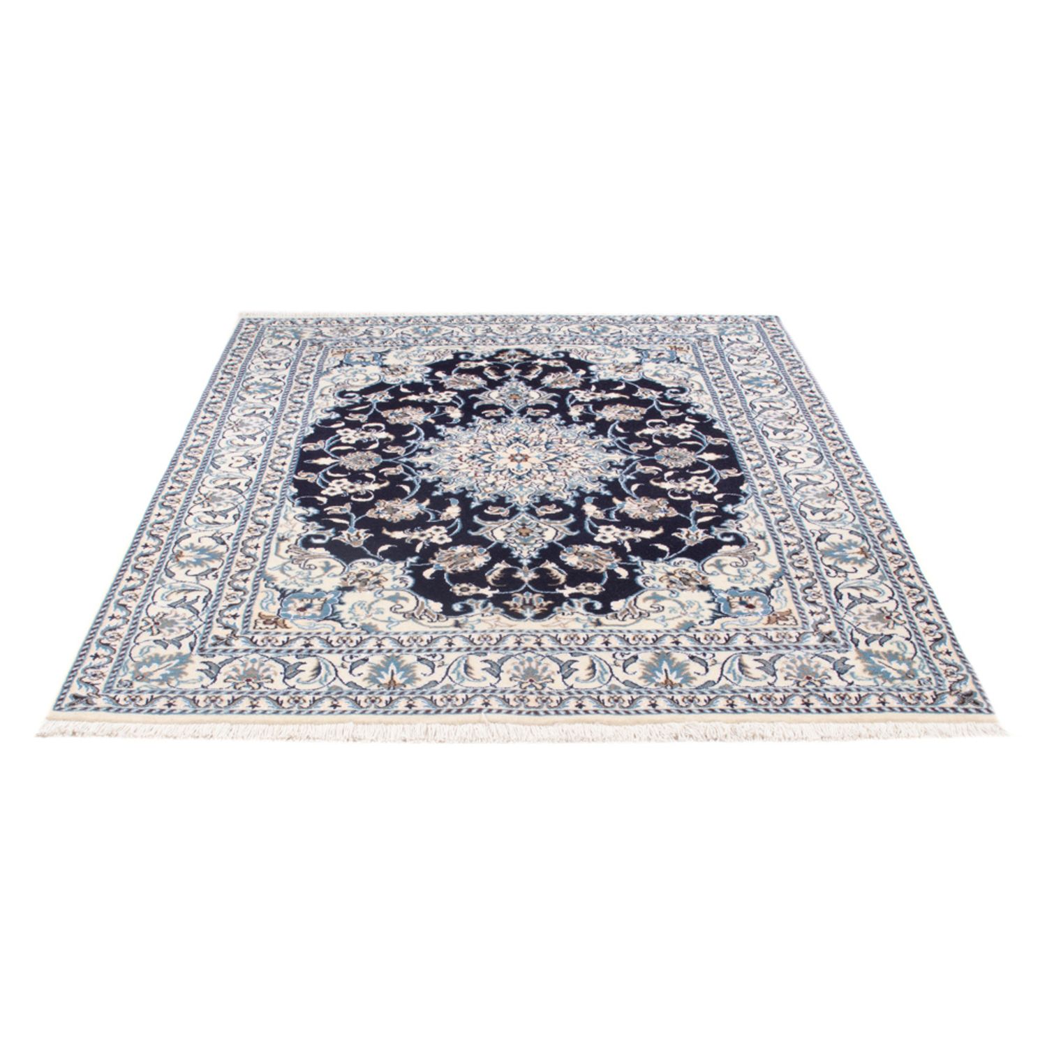 Perser Rug - Nain - Royal - 197 x 146 cm - dark blue