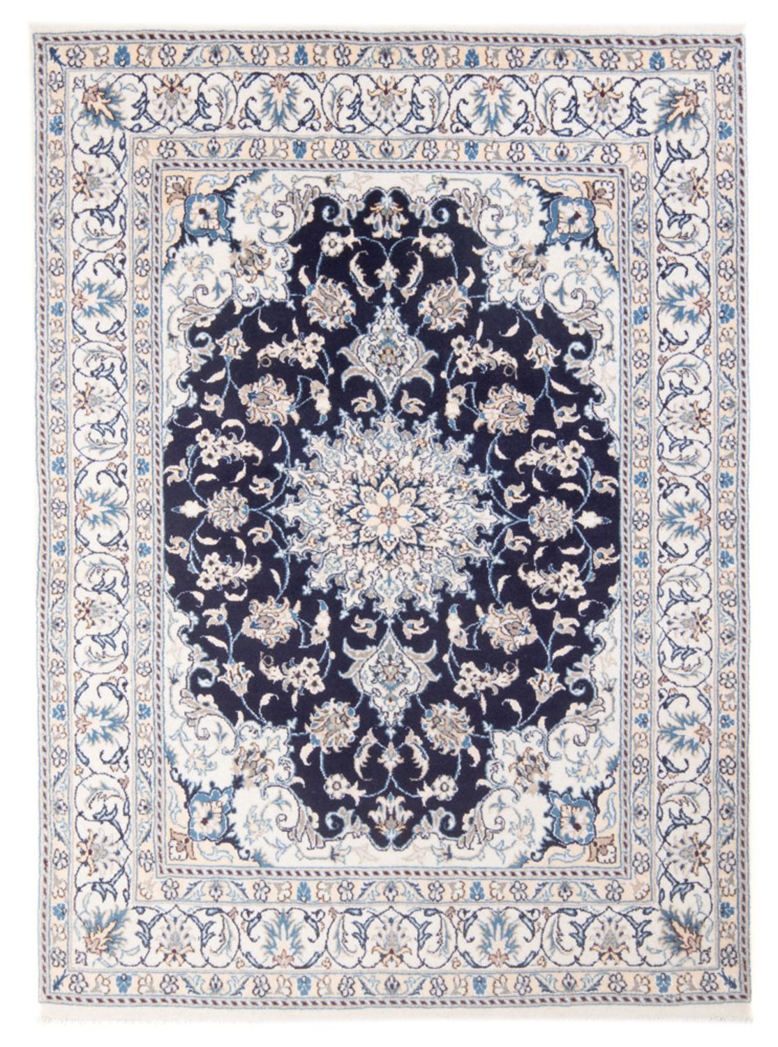 Perser Rug - Nain - Royal - 200 x 145 cm - dark blue