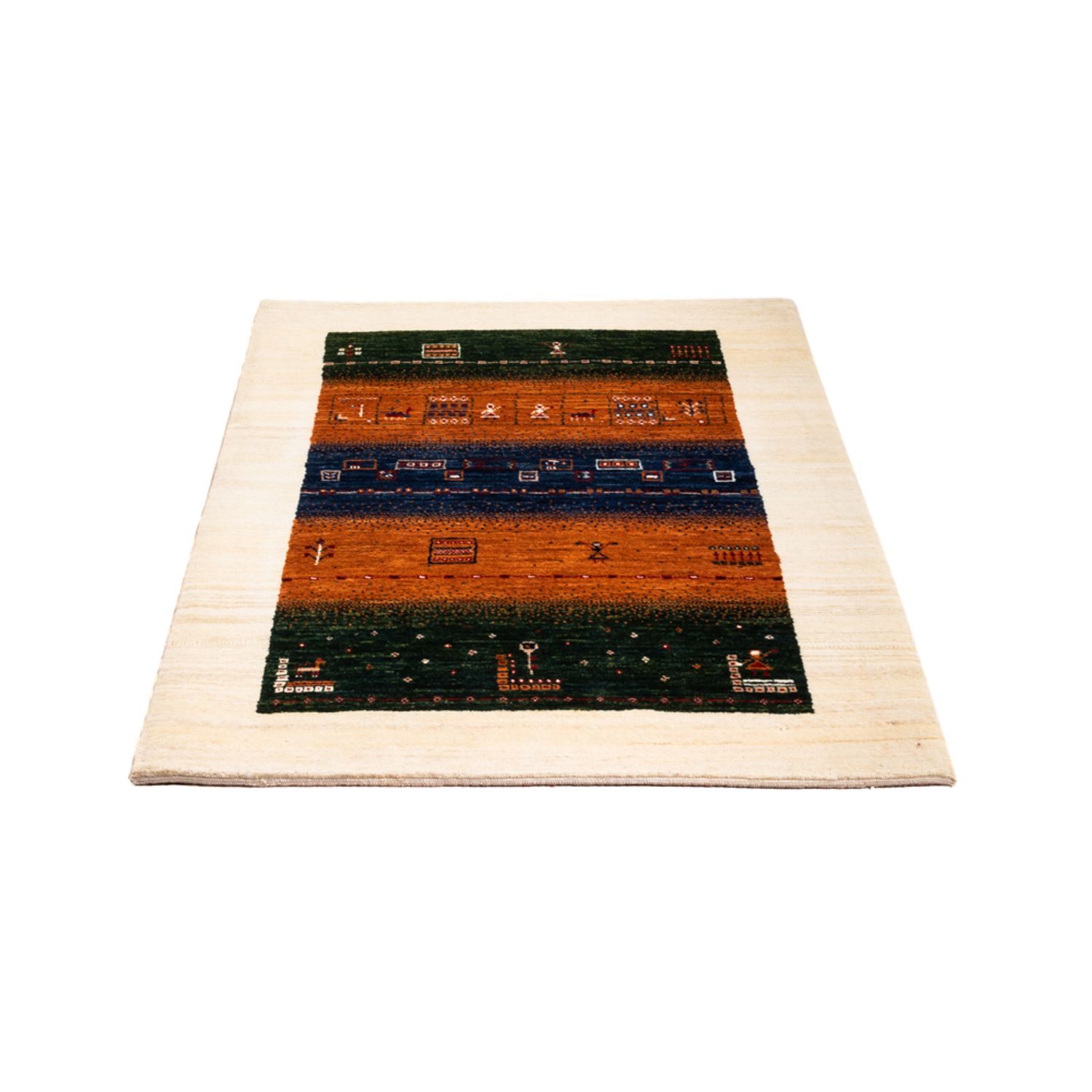 Gabbeh Rug - Loribaft Perser - Royal - 129 x 88 cm - multicolored