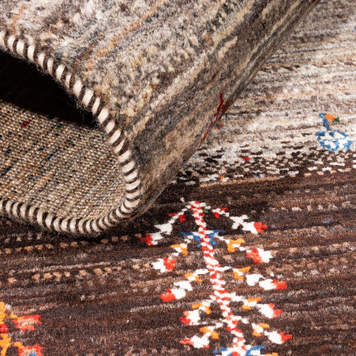 Gabbeh Rug - Loribaft Perser - Royal - 126 x 85 cm - multicolored